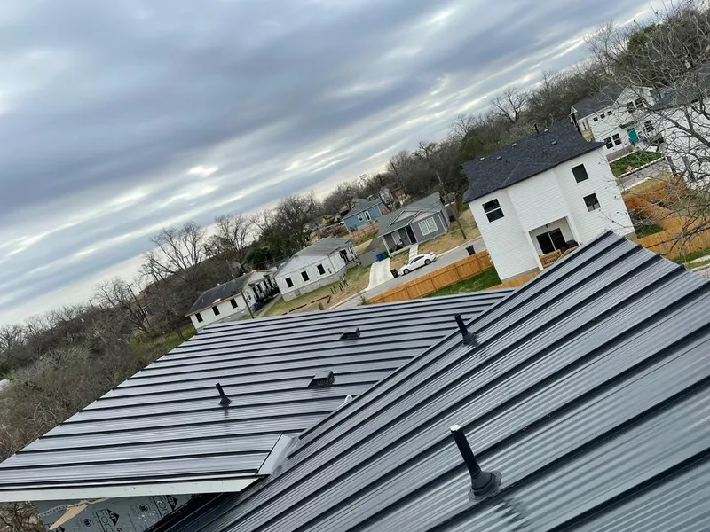 Standing seam metal roof panels with vents for Skylight Repair in Cherry Hill